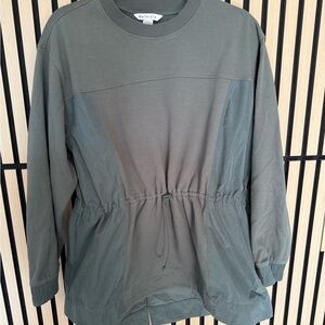 Athleta Olive Green Drawstring Pullover